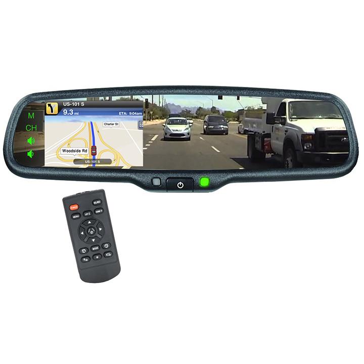 Boyo 4.3 Inch Replacement Mirror Monitor With 4 Video Inputs