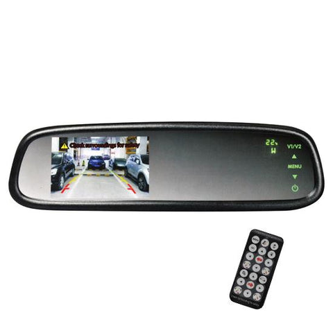 Boyo 4.3" Oe Style Rear View Mirror Monitor With Compass & Temperature