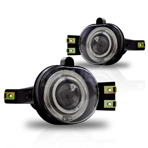 Winjet Dodge Halo Projector Fog Lights - Clear