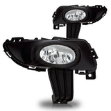 Winjet 04-06 Mazda 3 4dr Fog Lights - (clear) - (wiring Kit Included)