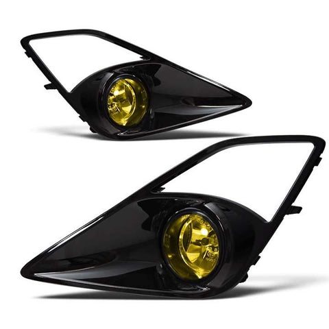 Winjet 12-14 Scion Fr-s Fog Lights - (yellow) - (wiring Kit Included)