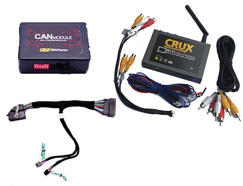 Crux Wi-fi Audio- Video Interface For 2013-15 Ford  F-series