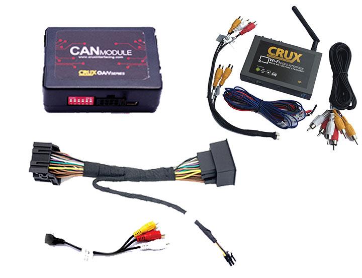 Crux Wi-fi Audio- Video Interface For Select Gm - Chevrolet Lan 29 Bit Vehicles