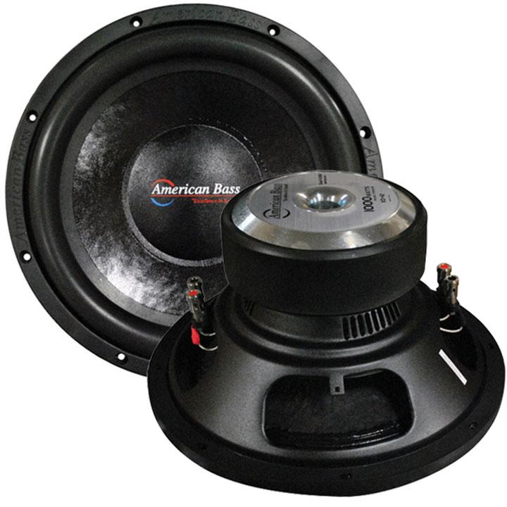 American Bass 12" Woofer 1000w Max 4 Ohm Dvc