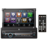 Dual Bluetooth 7 Inch Motorized Touch Screen Dvd-cd-mp3-am-fm Front 1a Usb