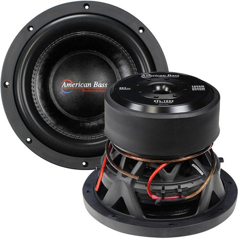 American Bass 10" Woofer 2000w Max 2 Ohm Dvc