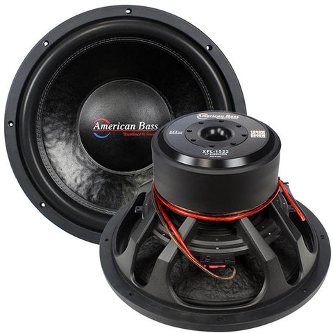 American Bass 15" Wooofer 2000w Max 2 Ohm Dvc