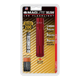 Maglite  Xl50 3cell Aaa Led Flashlight Red