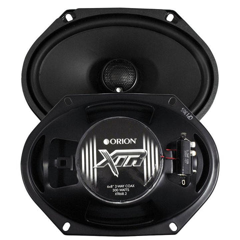 Orion Xtr 6x8" 2-way Coaxial Speaker-no Grills 400 Watts Max