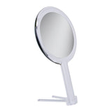 Zadro Dual Sided Hand Mirror 1x & 5x Mag. With Stand Acrylic