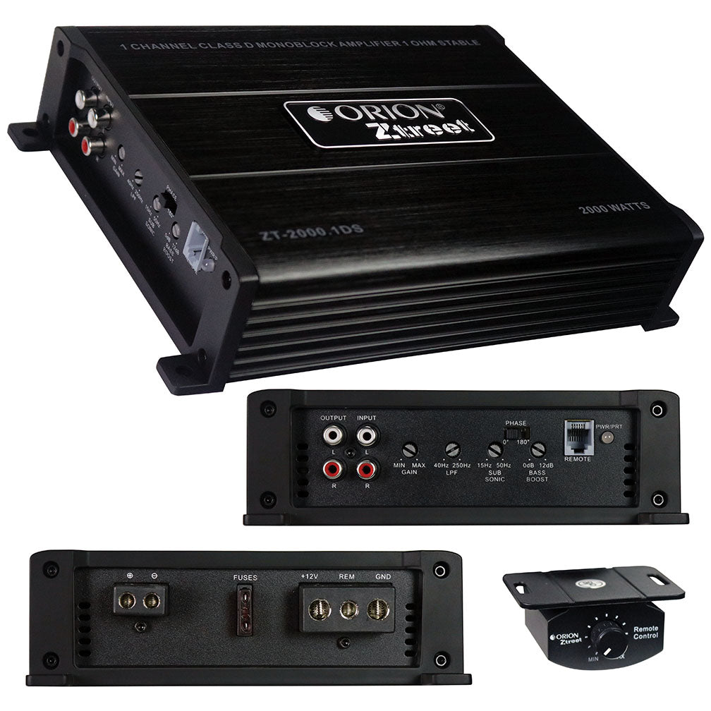 Orion Ztreet D Class Amplifier 2000 Watts Max