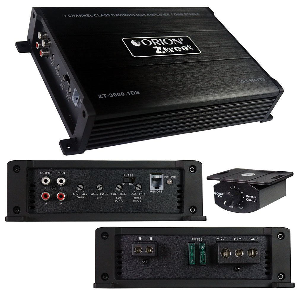 Orion Ztreet D Class Amplifier 3000 Watts Max